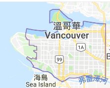 溫哥華地圖