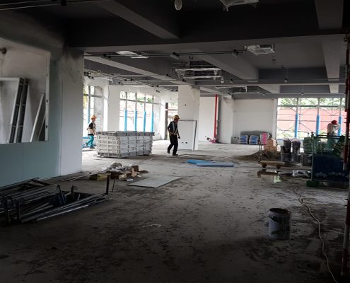 八德校區施工場景