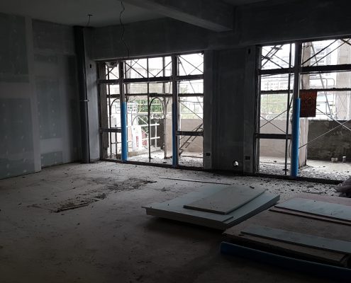 八德校區施工場景